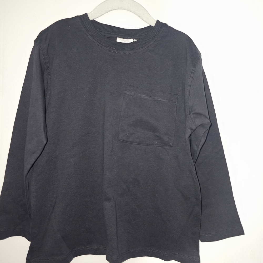 NWT | 4-5 | Zara Kids | Black Long Sleeve Kids Tee